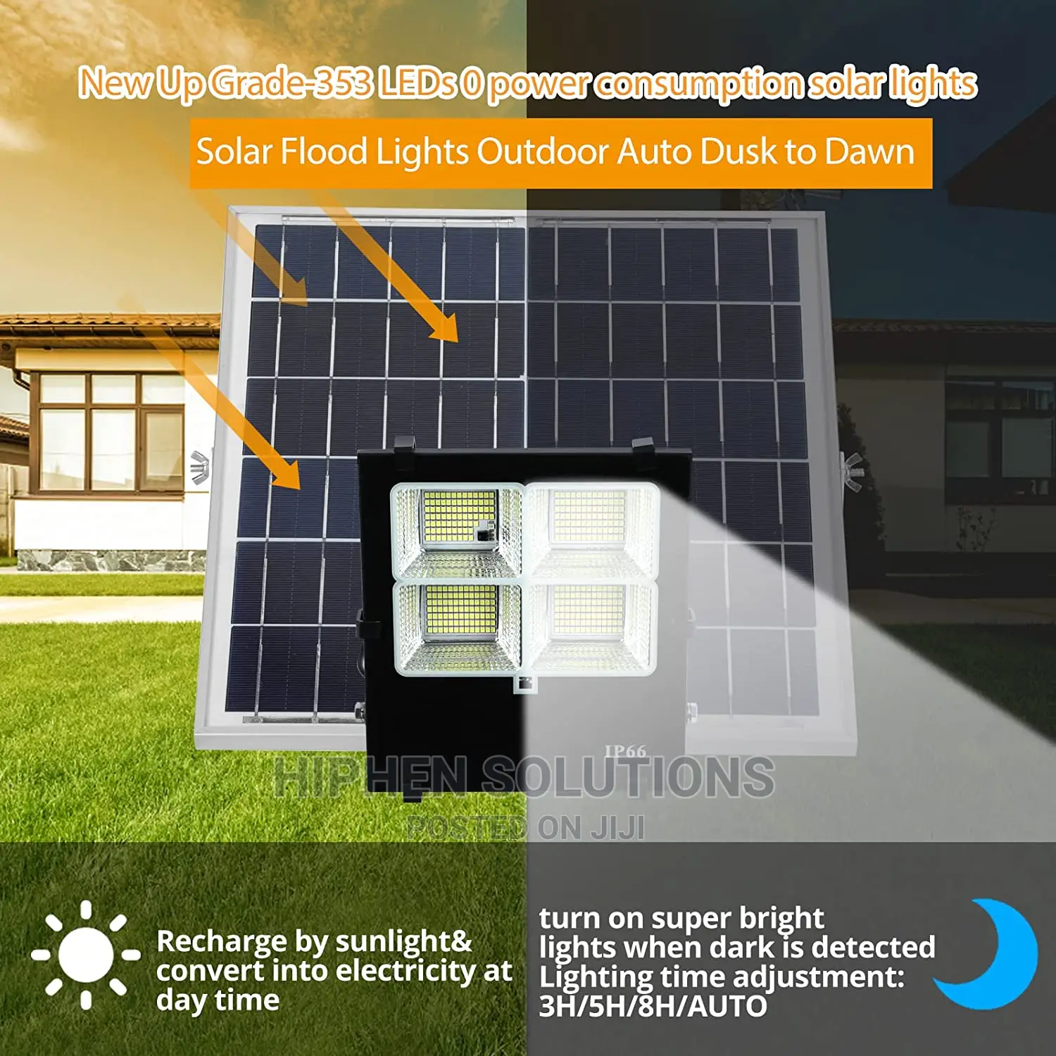 200W Highquality Solar Flood Street Light