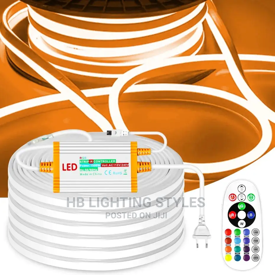 RGB LED Neon Strip 5050 Flexible Ribbon Light