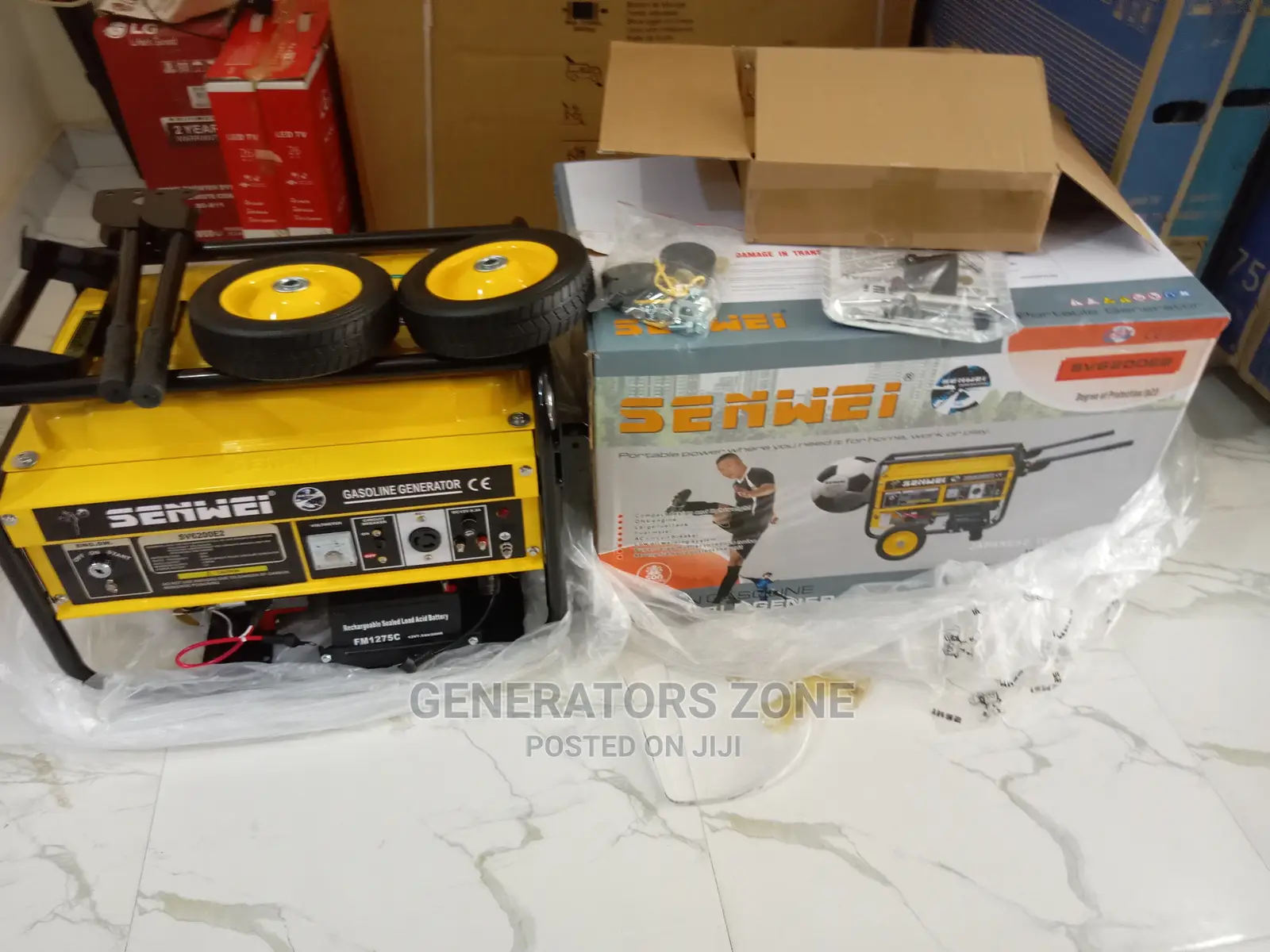Senwei Sv6200e2 4.5kva Key Starter Automatic Gasoline Generator.