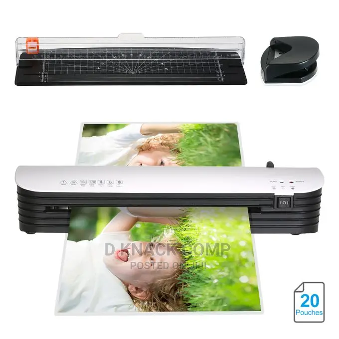 Desktop Laminator Machine Set for A4 230mm Laminating Pouche