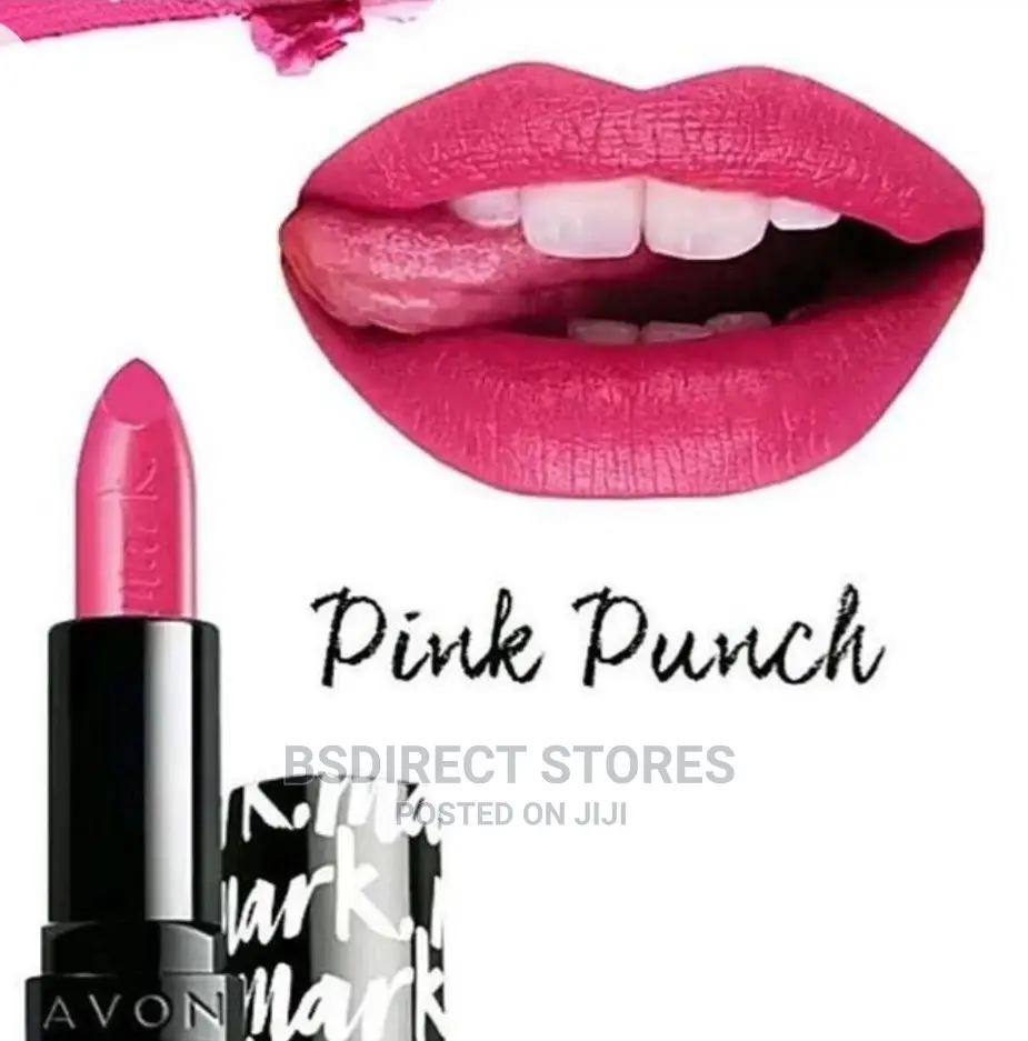 Avon Mark. PINK PUNCH Epic Lipstick With Built-in Primer