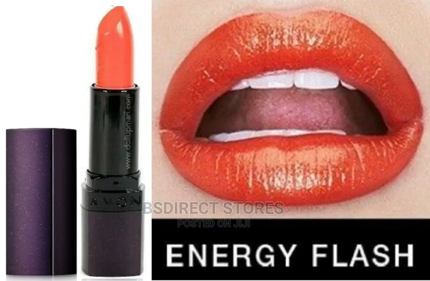 Avon Mark. ENERGY FLASH Epic Lipstick With Built-in Primer