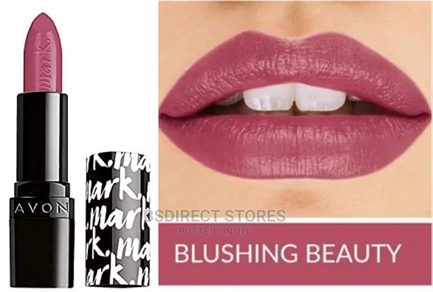 Avon Mark BLUSHING BEAUTY PINK Epic Lipstick Built-in Primer