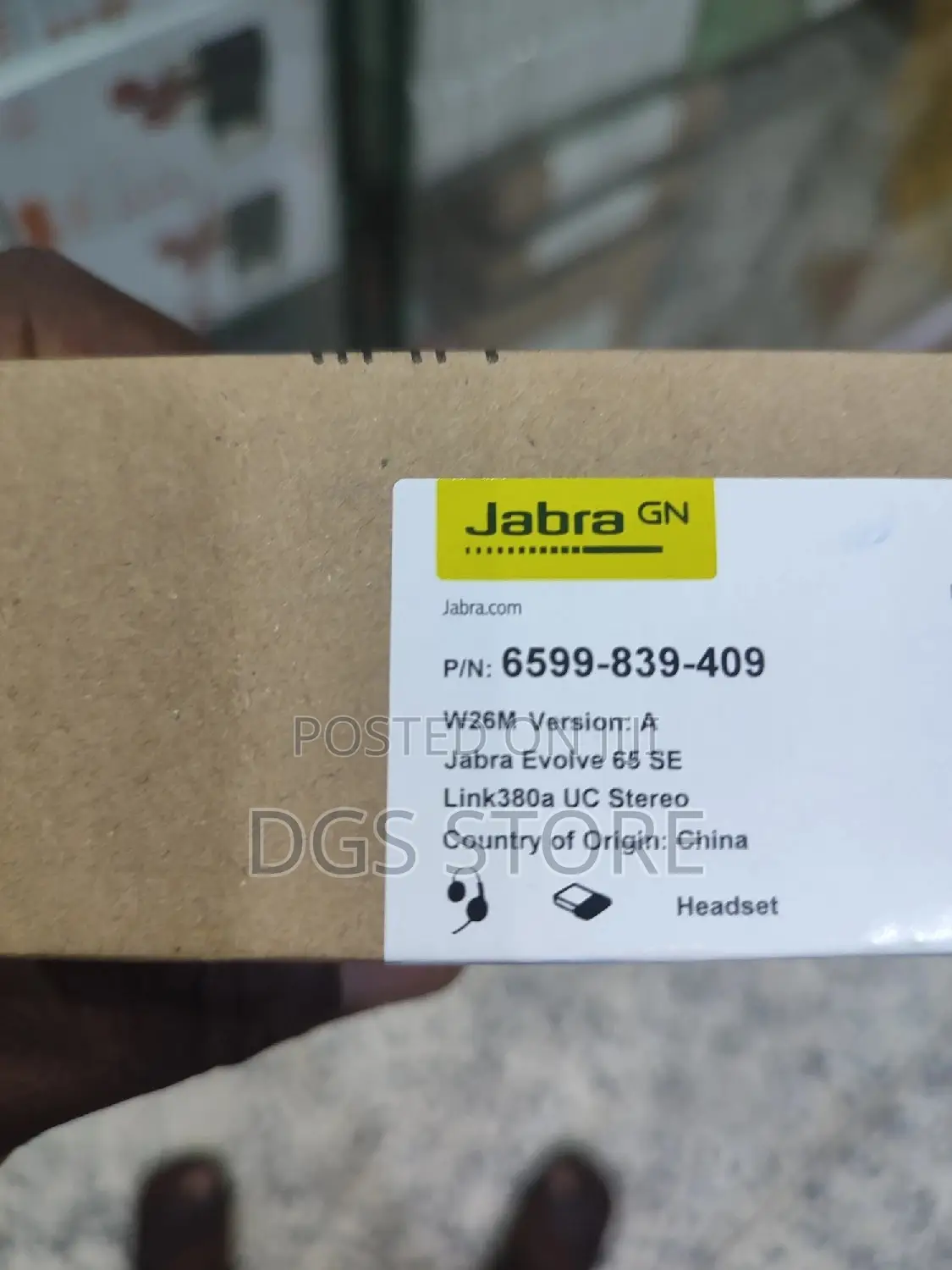 Jabra Evolve 65 SE UC Bluetooth Headphone