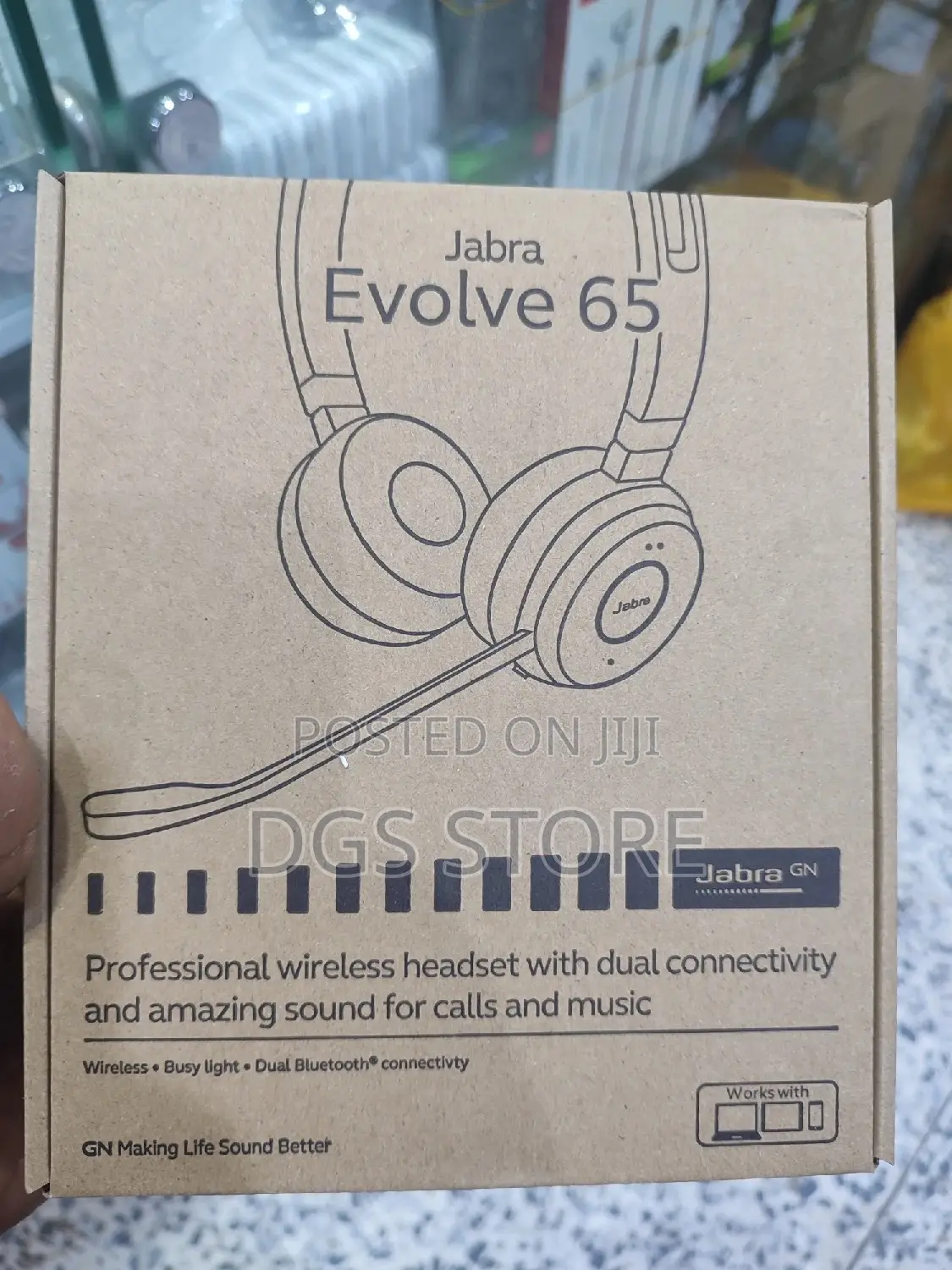 Jabra Evolve 65 SE UC Bluetooth Headphone