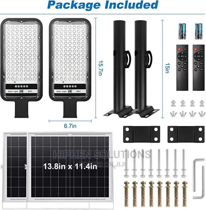 100W Alphar Solar Street Light