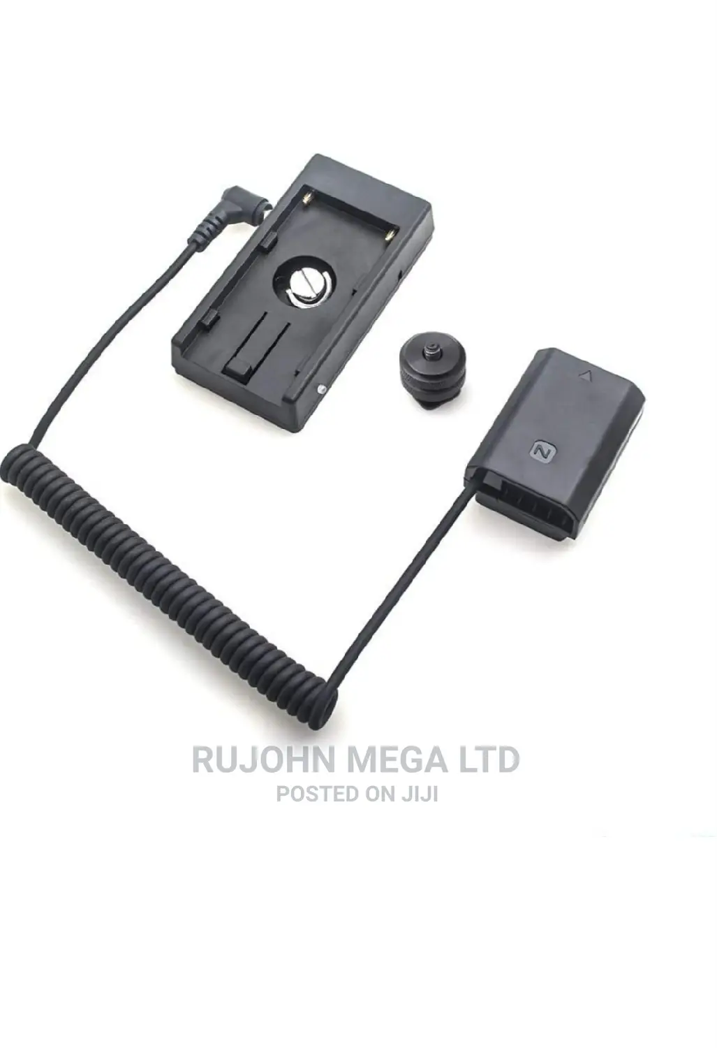NP-F970 to LP-E6 Dummy Battery Power Adapter Mount Plate