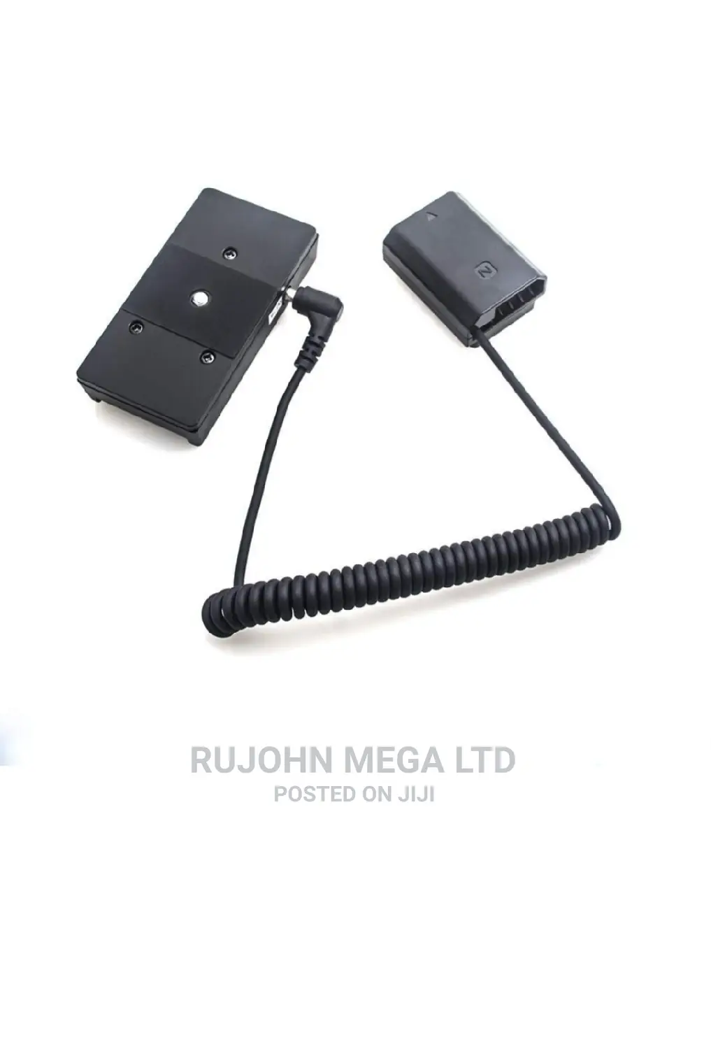 NP-F970 to LP-E6 Dummy Battery Power Adapter Mount Plate
