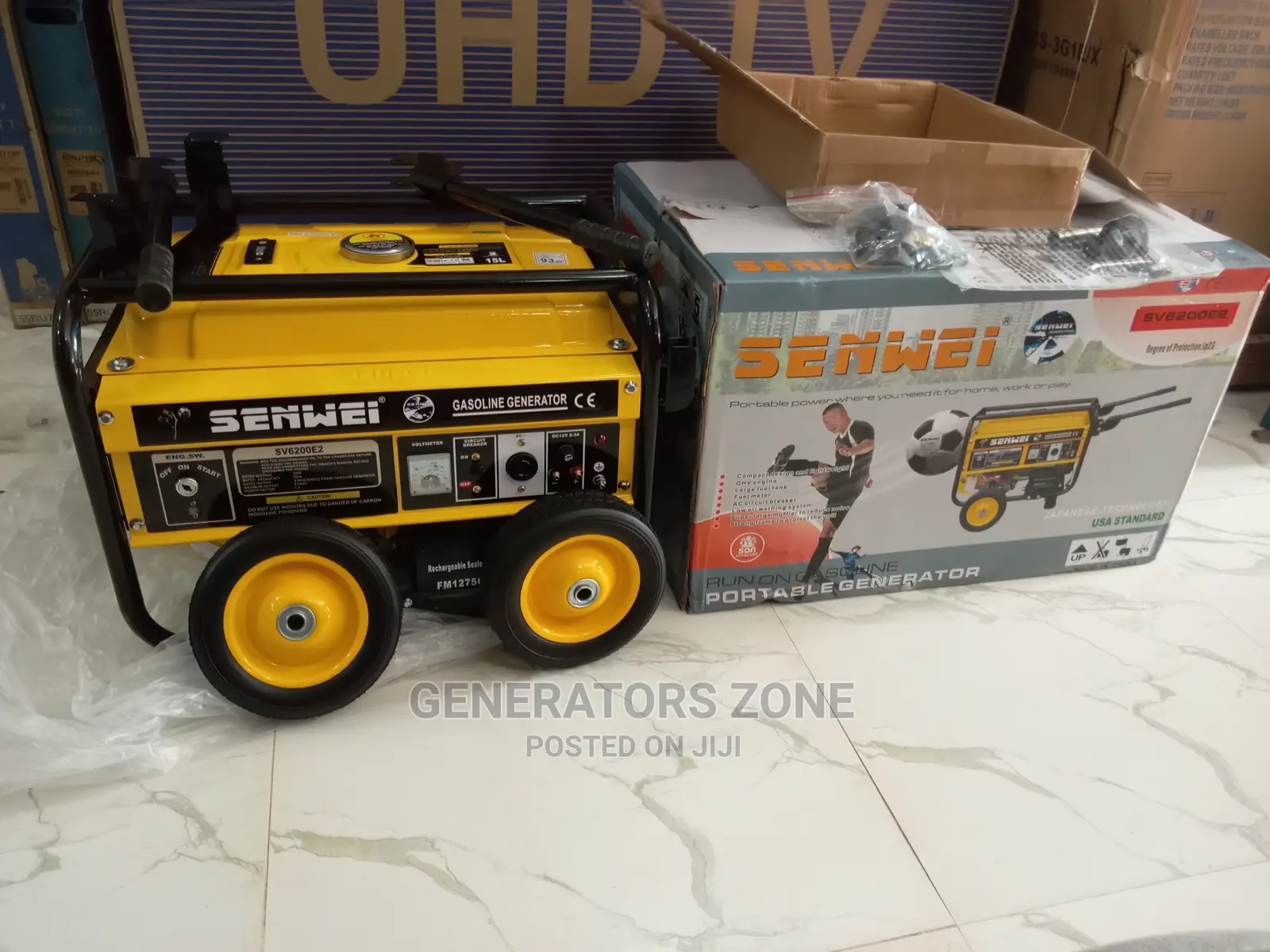 Senwei 4.5kva (Sv6200e2)-Brand- New House Generator (15l)