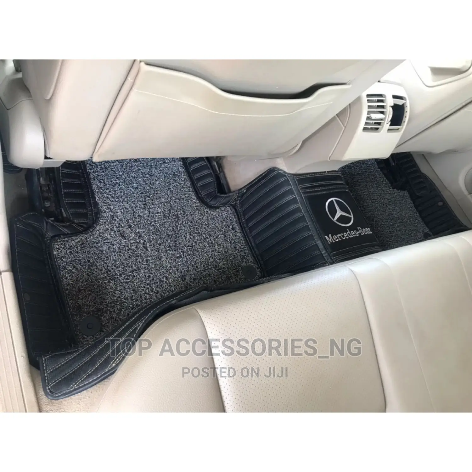 Custom Double Layer Foot Mat for C300 , Mercedes Models