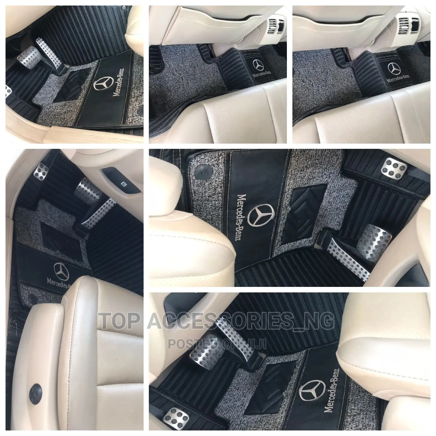 Custom Double Layer Foot Mat for C300 , Mercedes Models
