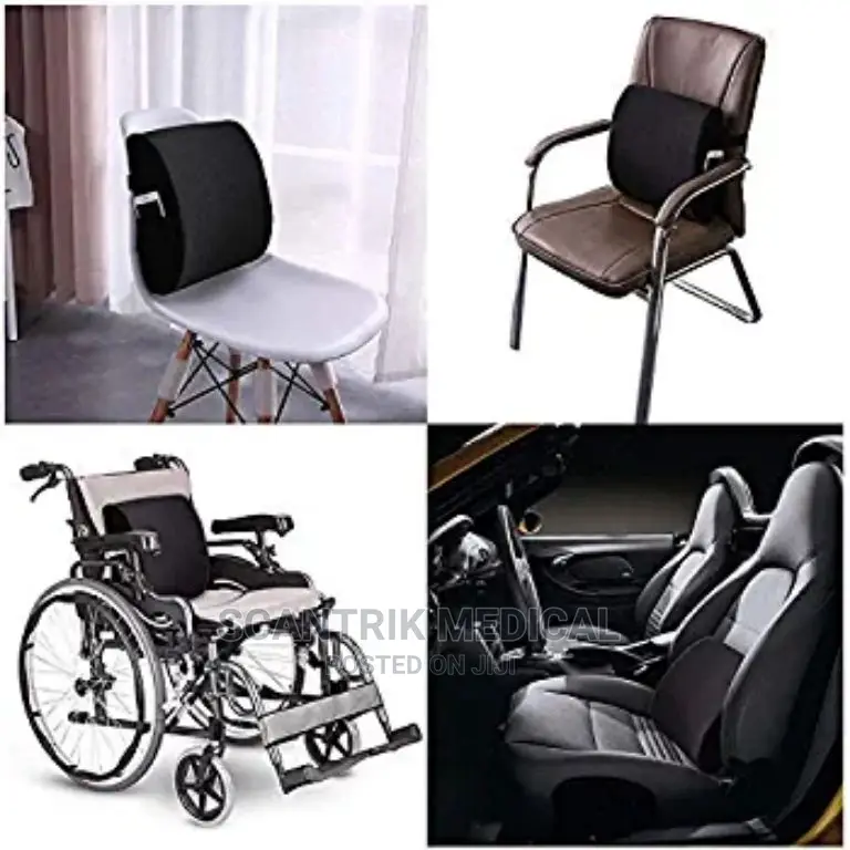 Quality Lumbar Chair Pillow With Adjustable Strap for Car,