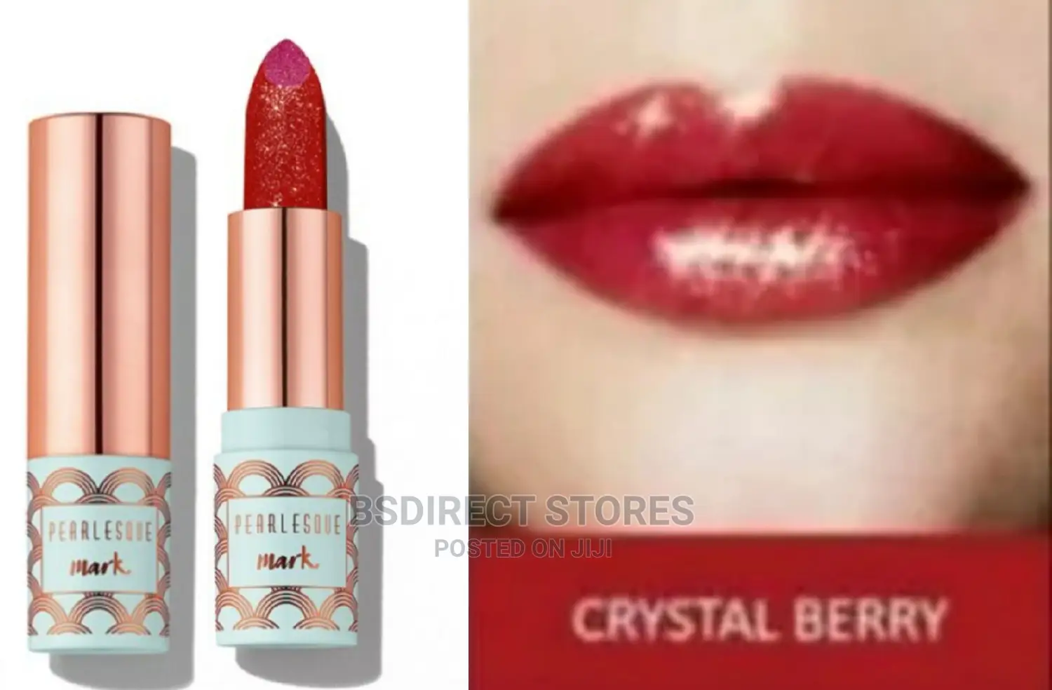Avon Mark Pearlesque CRYSTAL BERRY Luxury Sparkling Lipstick