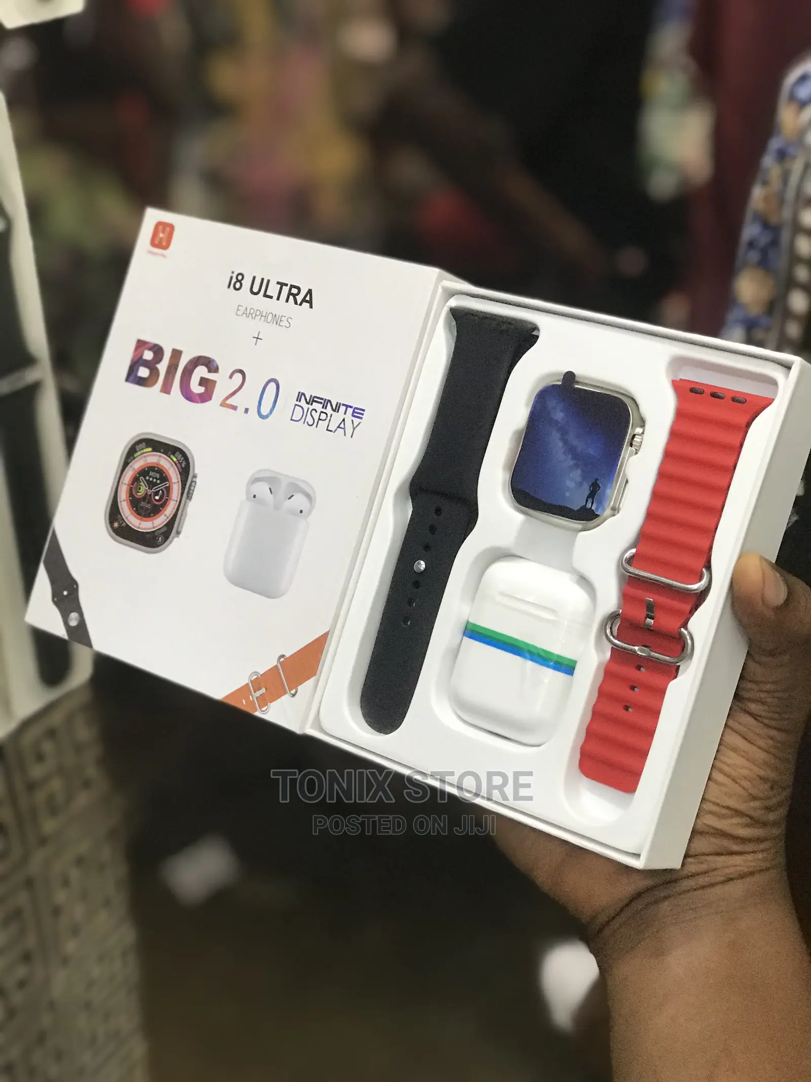 Series 8 Ultra Smartwatch With Dual Strap and Airpod