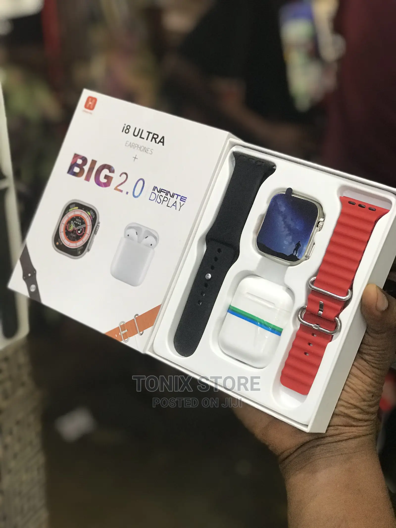 Series 8 Ultra Smartwatch With Dual Strap and Airpod