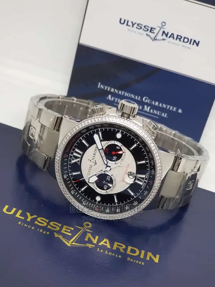 Original ULYSSE NARDIN Stianless Steel Available in Store