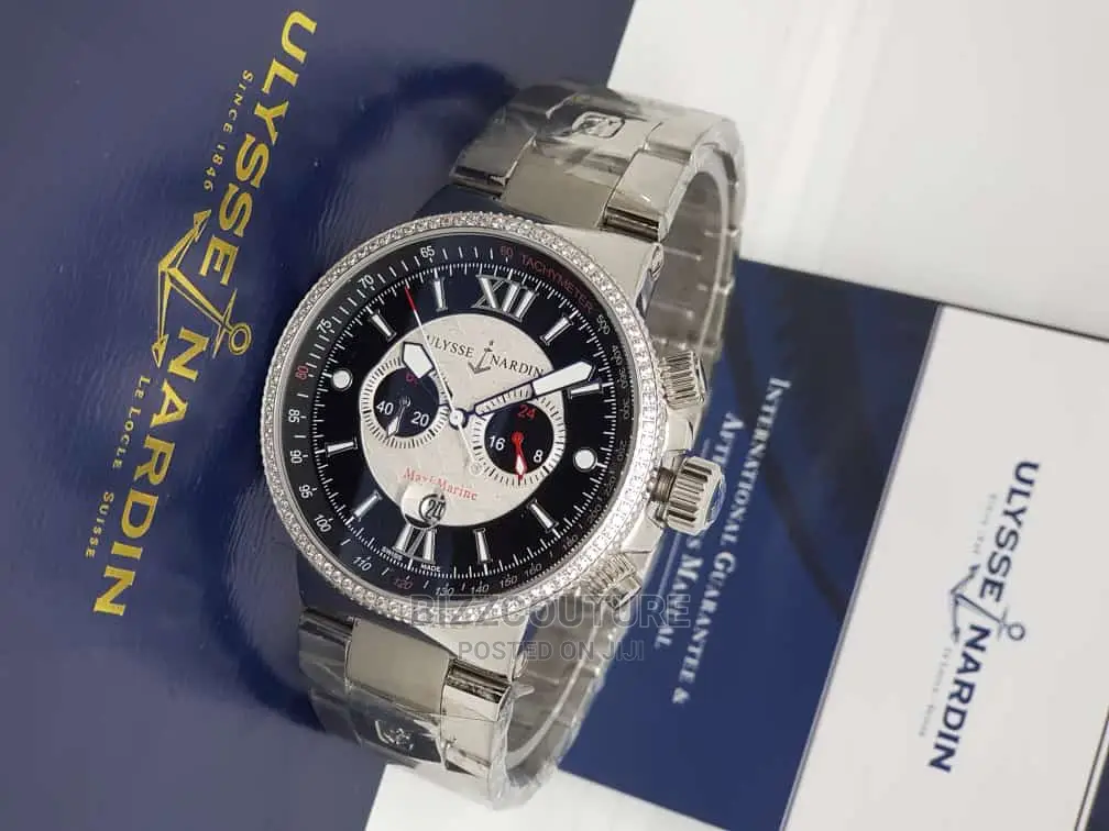 Original ULYSSE NARDIN Stianless Steel Available in Store