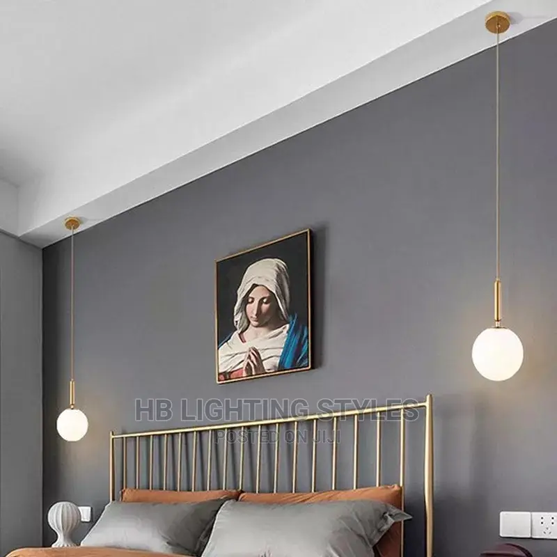 Glass Lampshade Pendant Light