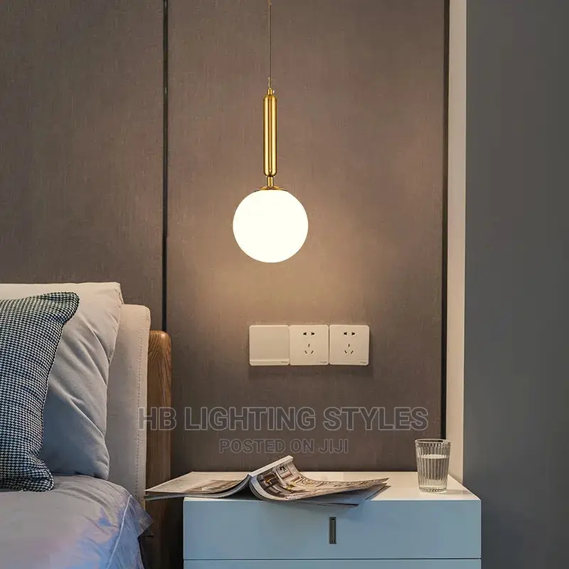 Glass Lampshade Pendant Light