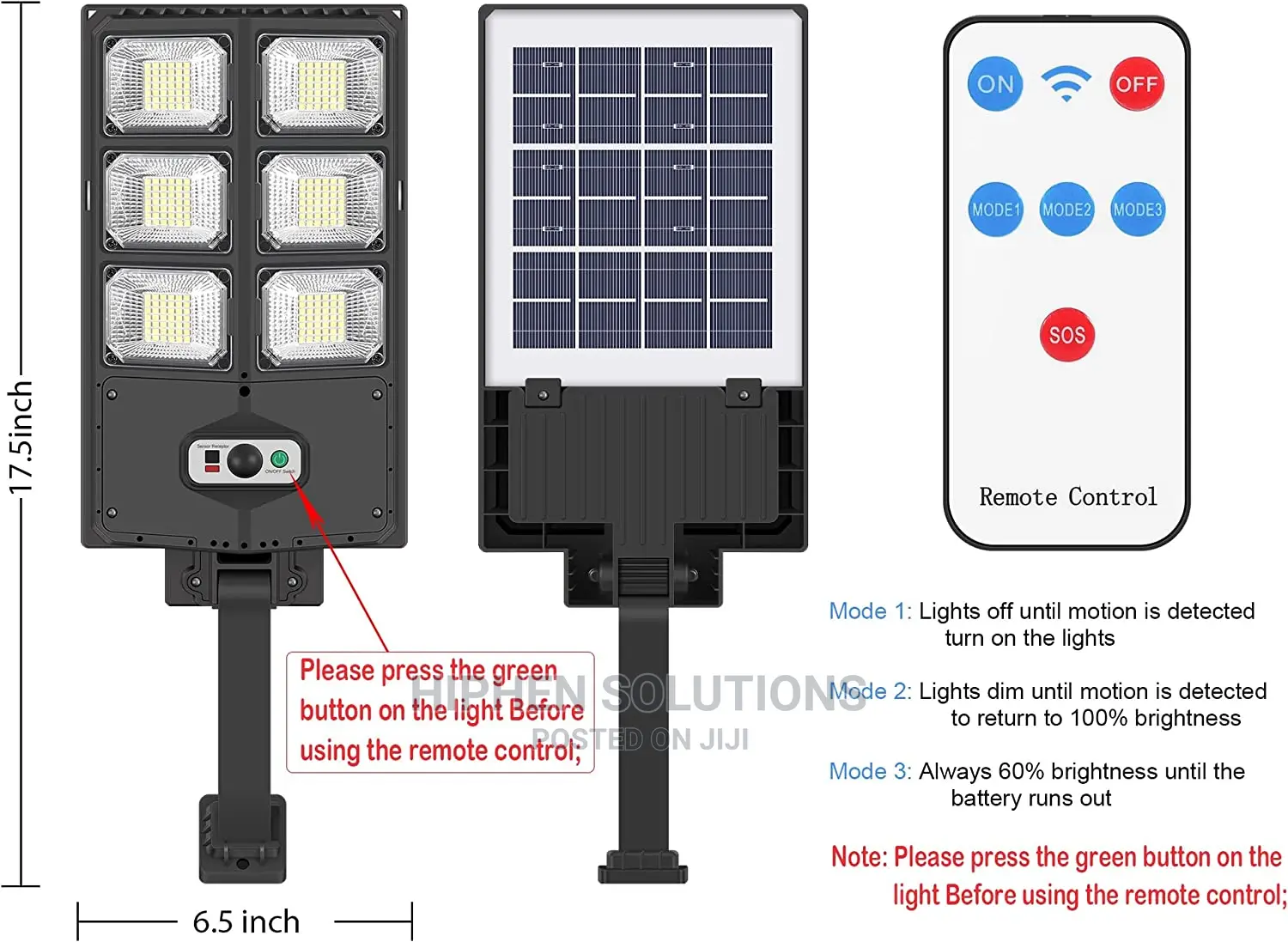 100W High Solar Street Light