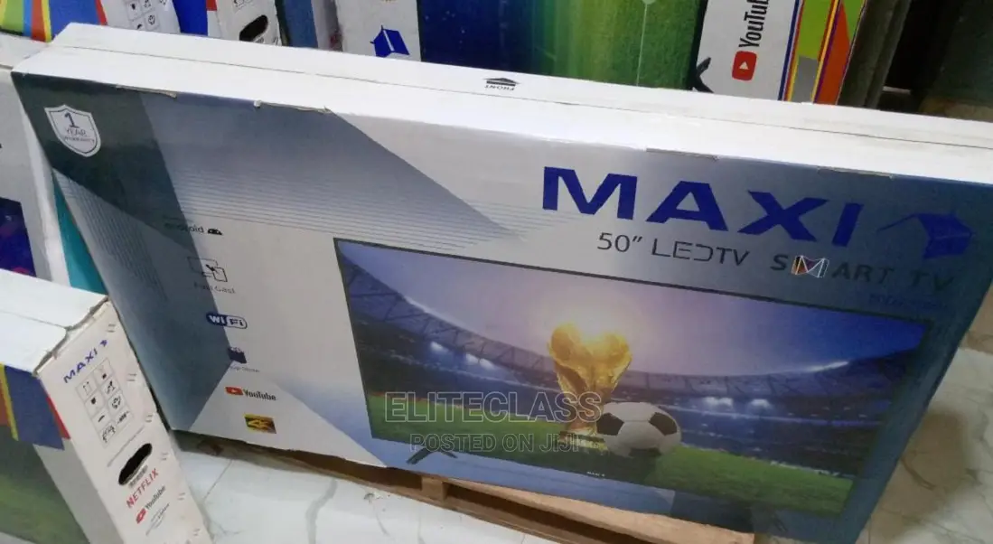 Maxi 50 Inches Uhd Smart TV + Youtube,Netflix and Miracast