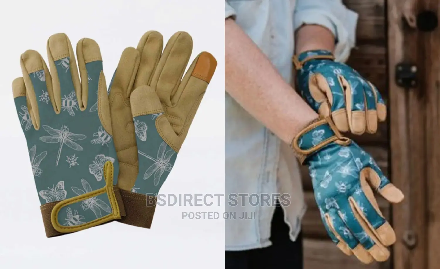 Kent And Stowe Flutter Bugs Comfort Ladies Gardening Gloves