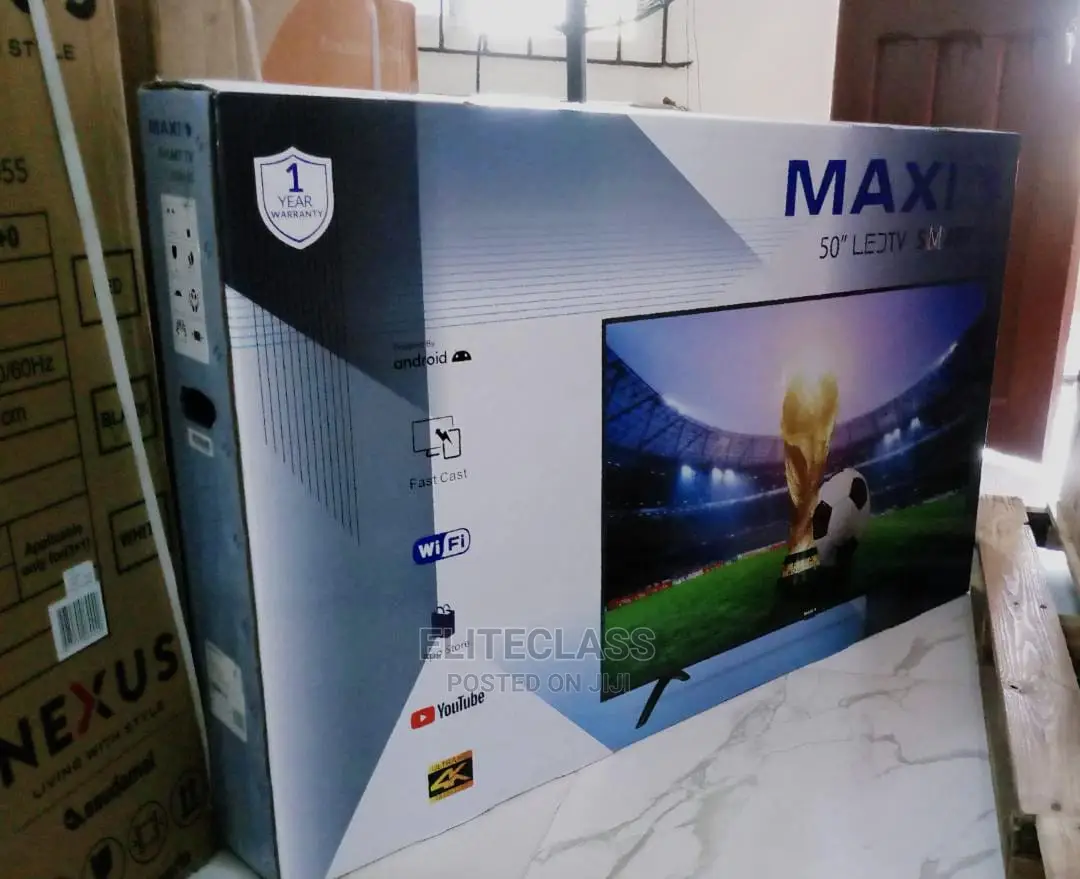 Brand New Maxi 50 Inches Smart TV With Miracast