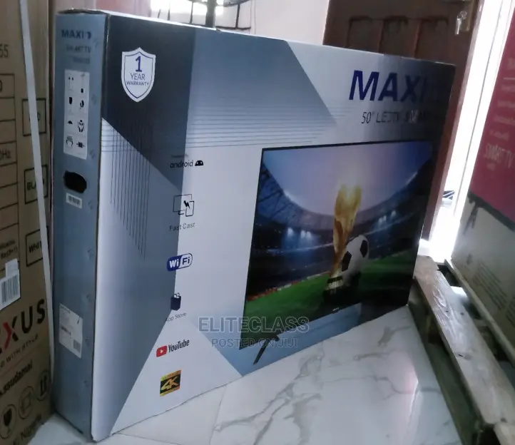 Maxi 50 Inches Uhd Smart Brand New TV
