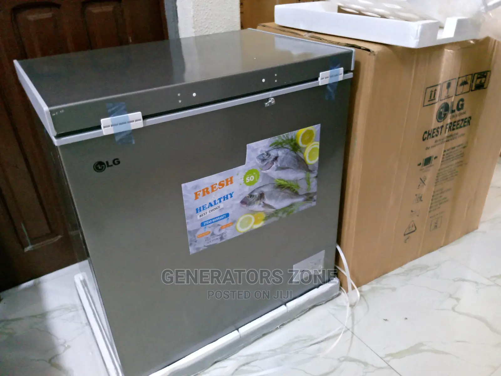 LG Gc-238 Brand New Chest Freezer -With a Basket