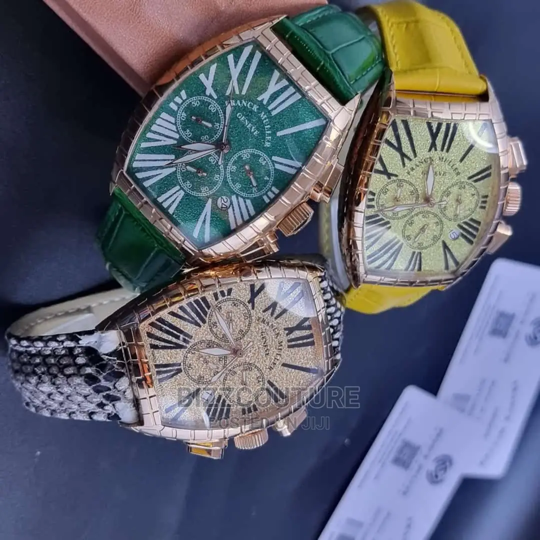 Original FRANCK MULLER Leather Strap Watch Available Instore