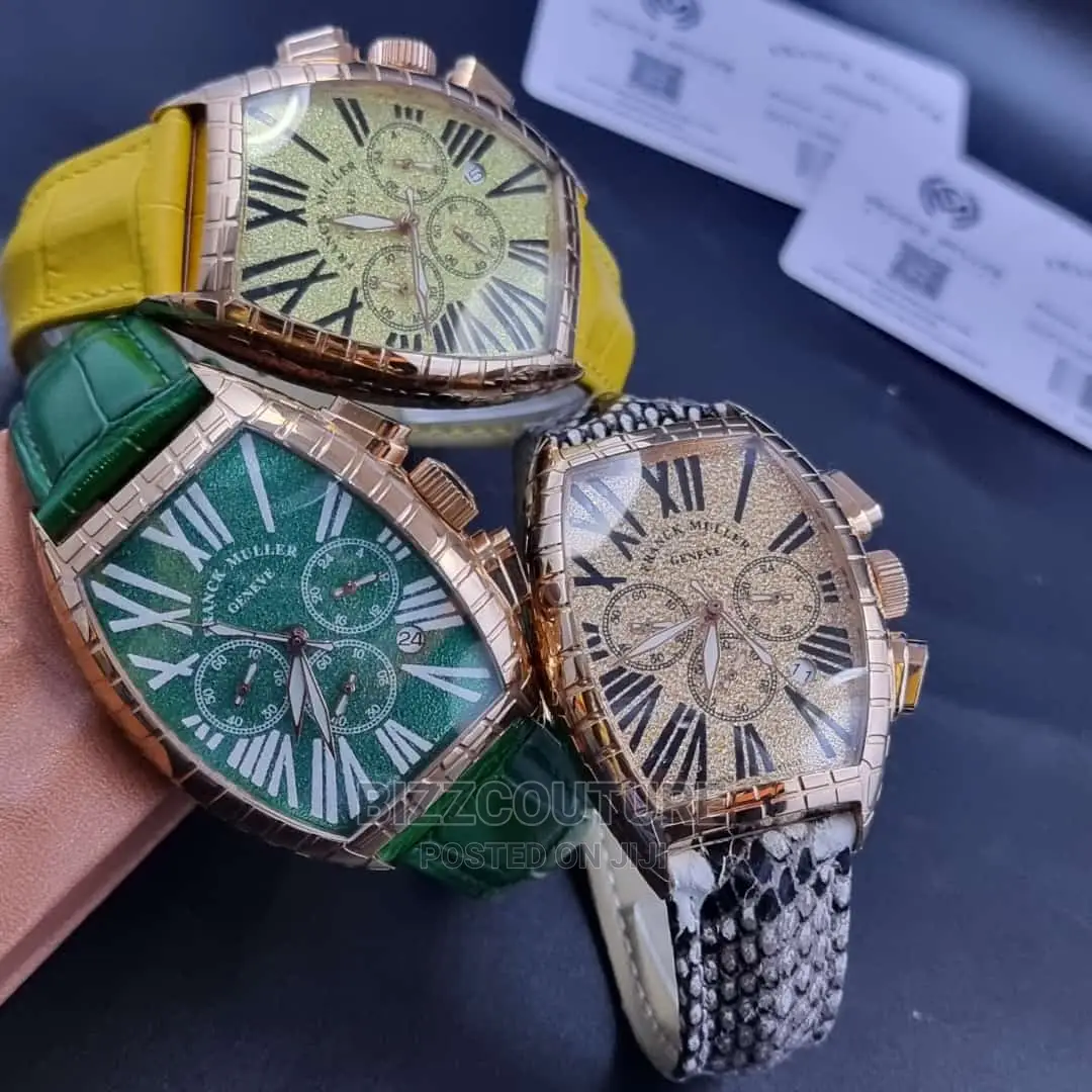 Original FRANCK MULLER Leather Strap Watch Available Instore