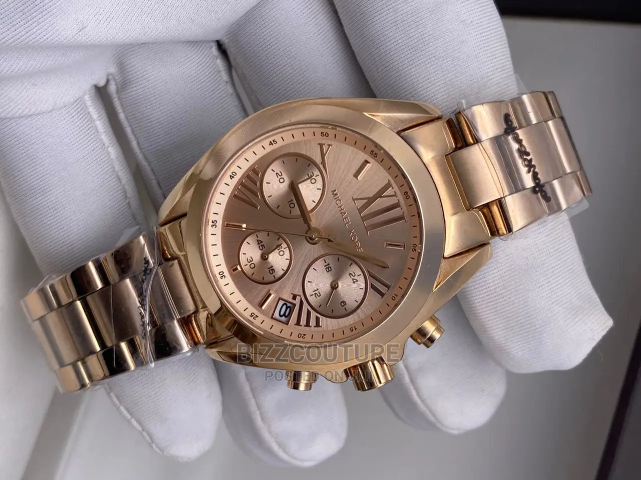 Original MICHAEL KORS Gold Chain Watch Available in Store