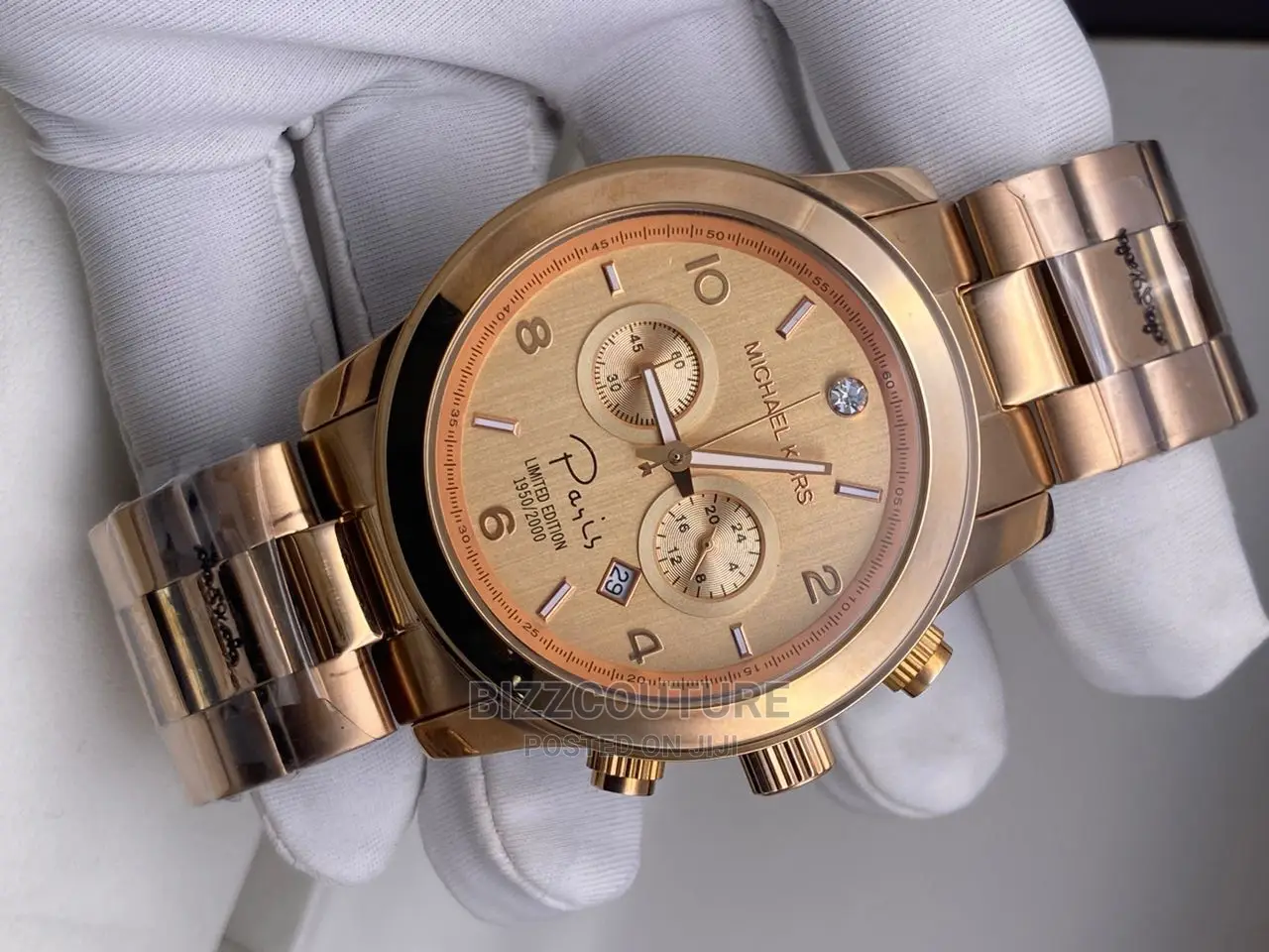 Original MICHAEL KORS Gold Chain Watch Available in Store