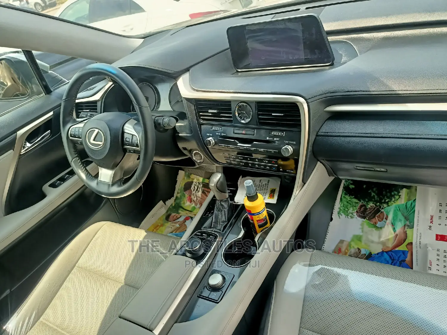 Lexus RX 350 AWD 2017 Gold