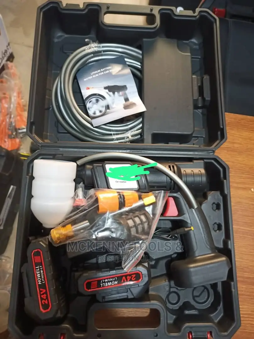 Wireless Car Washer 24v Lithium Battery Pressure 1500mah
