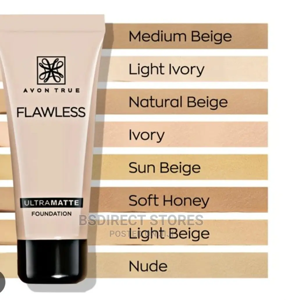 Avon True NATURAL BEIGE Flawless Ultramatte Foundation