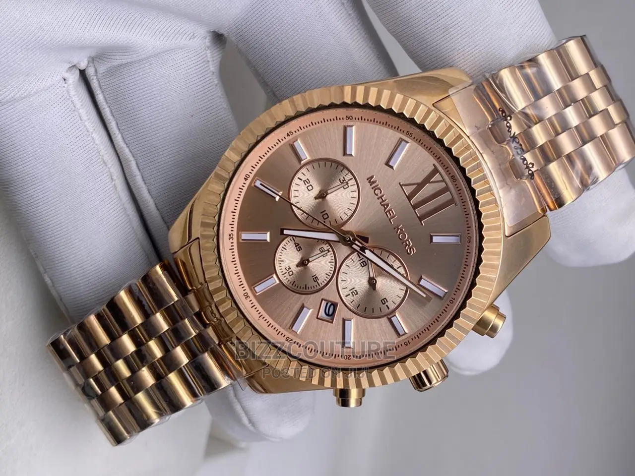 Original Michael Kors Gold Chain Watch Available in Store