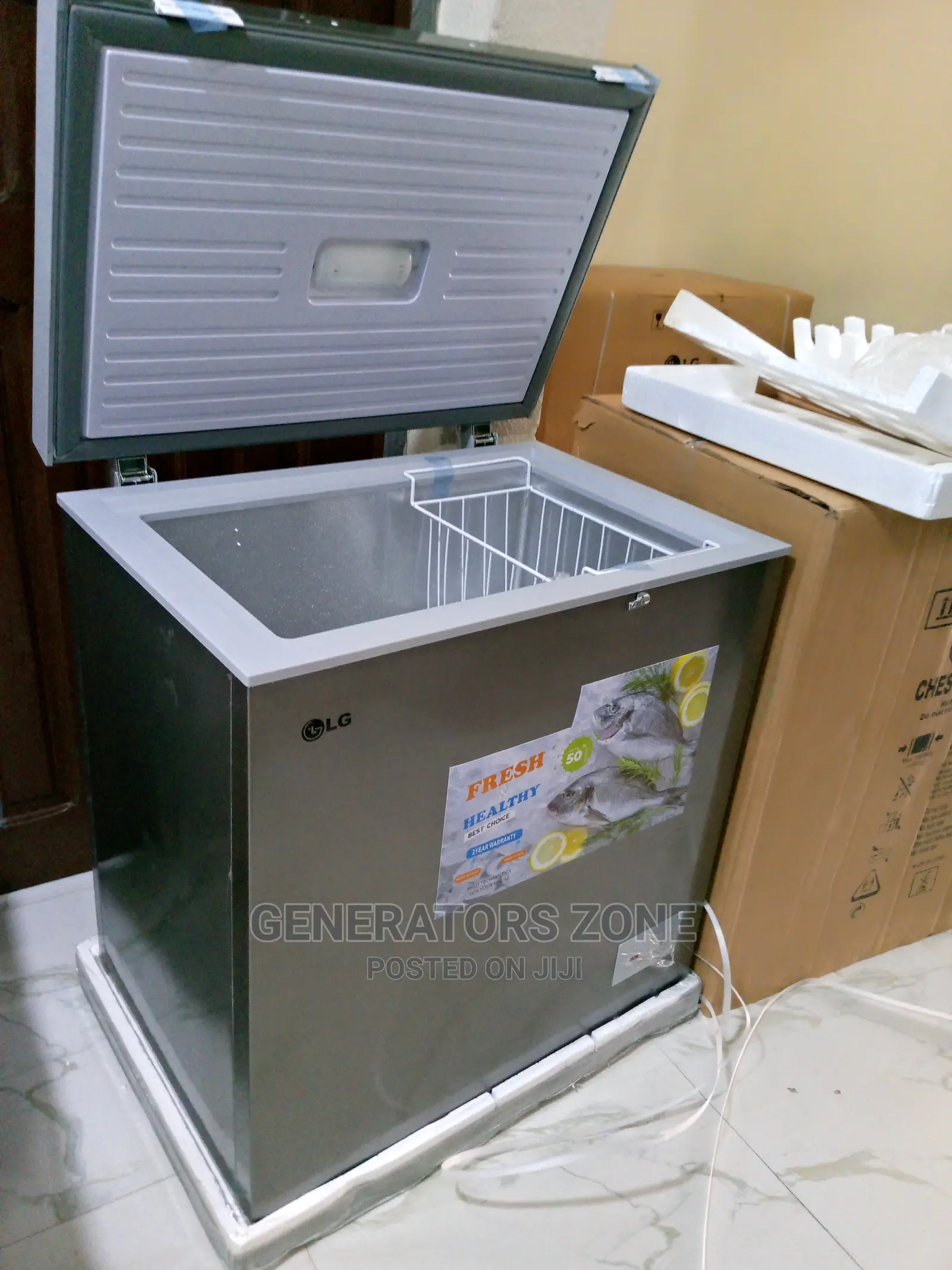 Brand New LG Single Door Gc-238, Silver,Ley Lock Freezer