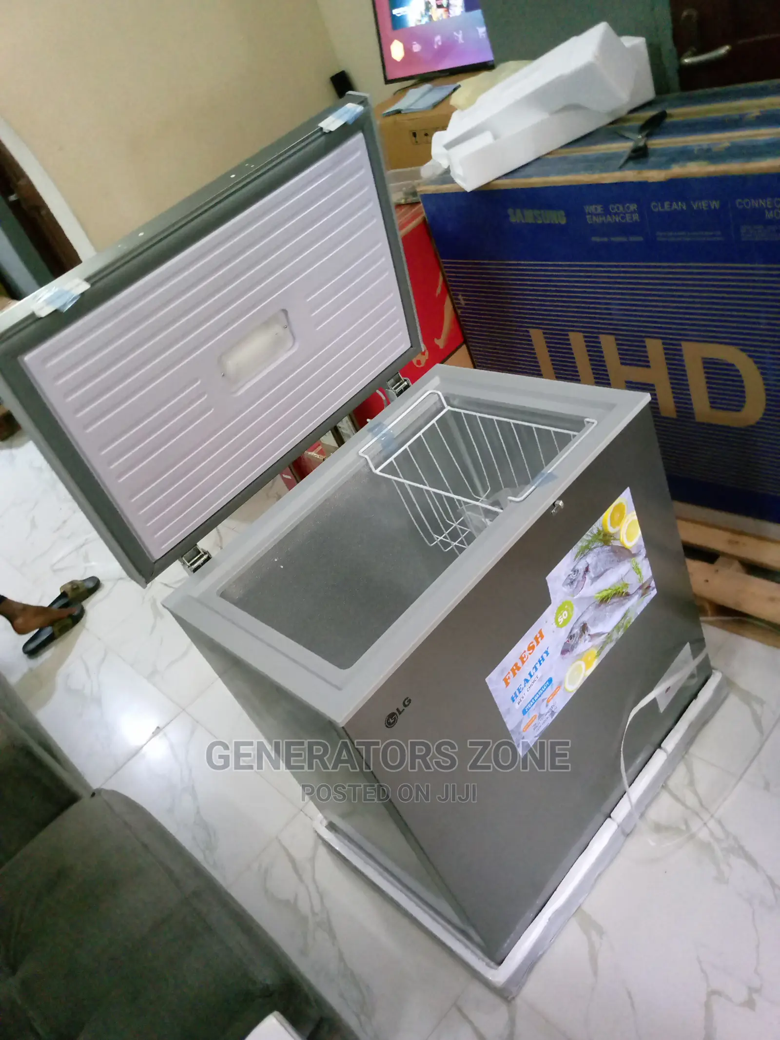 LG Gc-238 ( 200L) Freestanding Chest Freezer-Silver