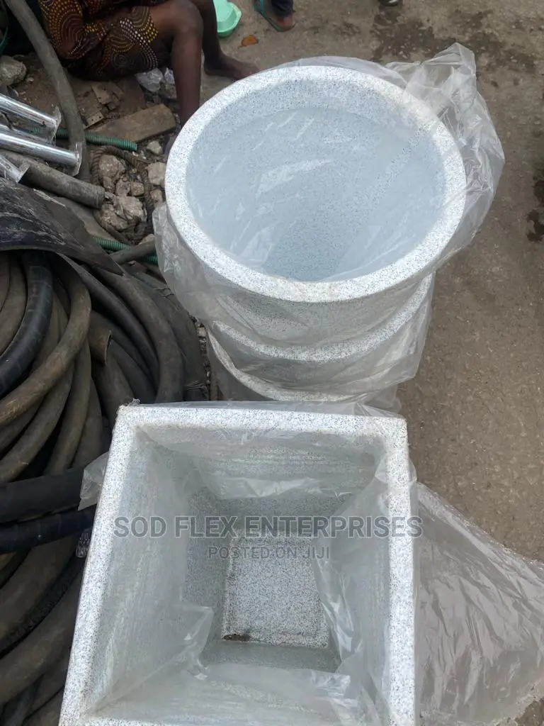 Fiber In And Out Door Flower Pots