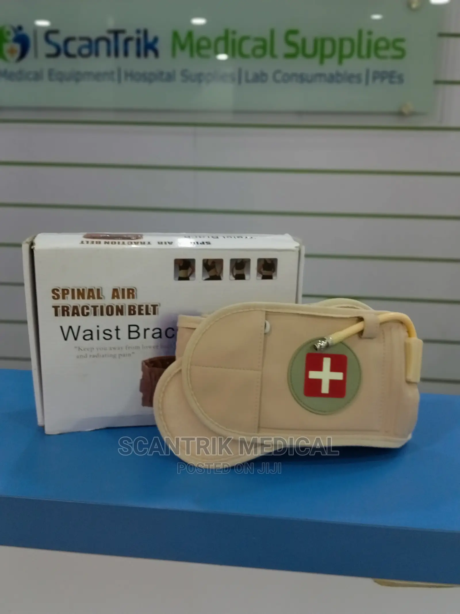 Portable Decompression Back Belt for Lower Back Pain Relief