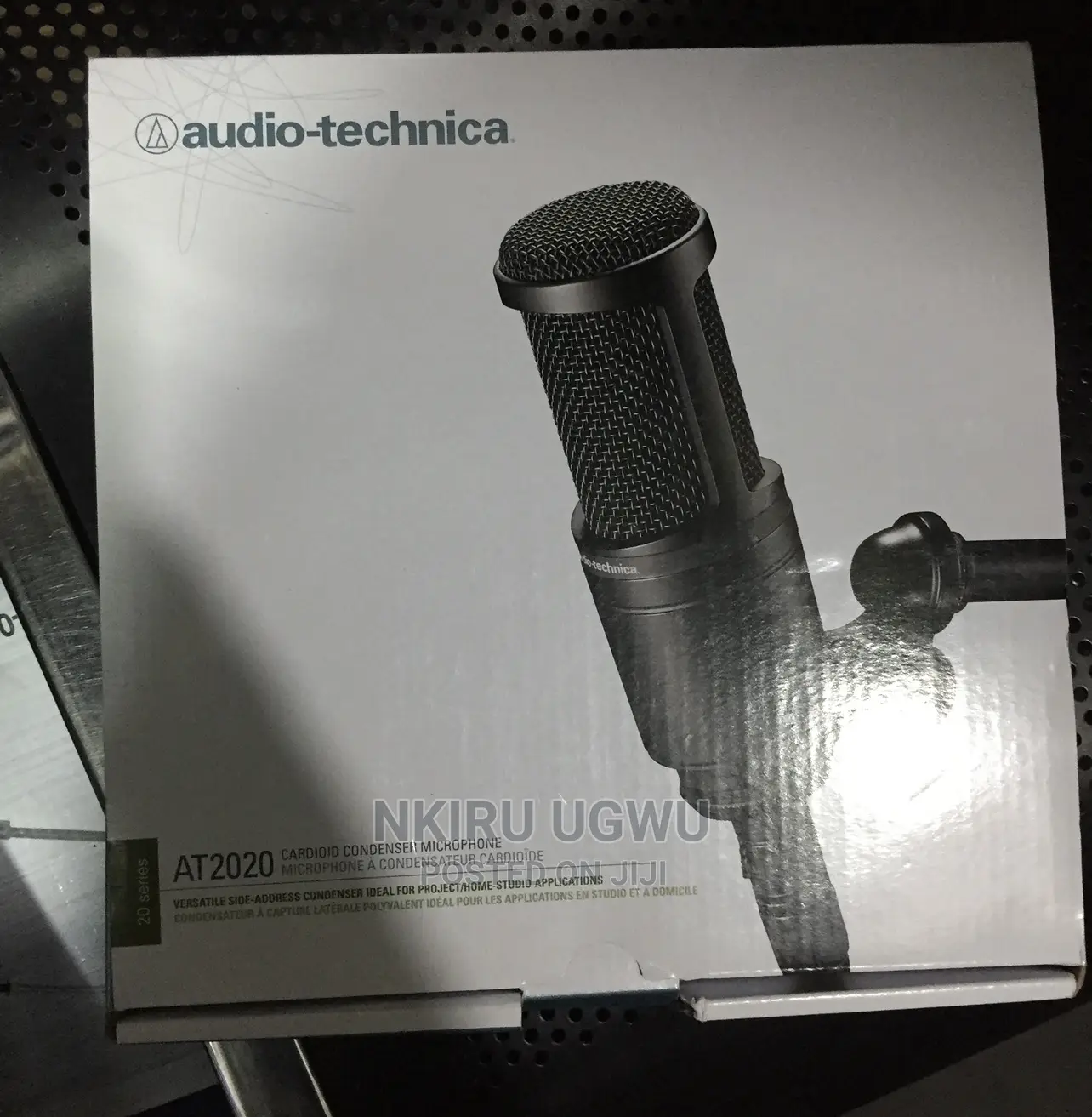Audio-Technica AT2020 Cardioid Condenser Microphone (Black)