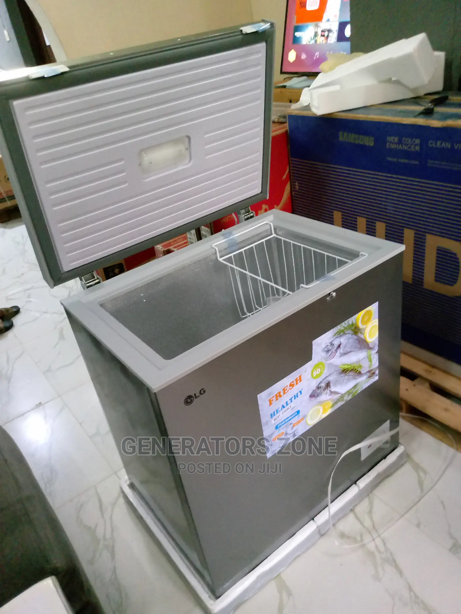 LG Deep and Fast Cooling Chest Freezer-Gc-238 ( Brand New)