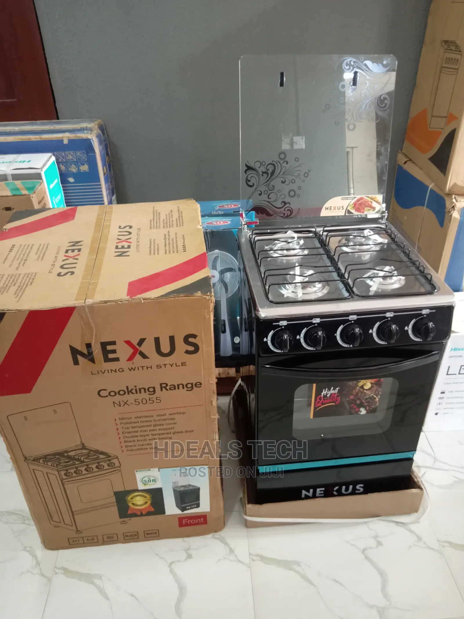 Nexus 50x50mm Gas Cooker, NX-5055.