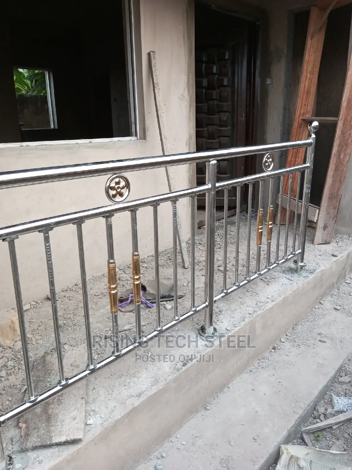 Stainless Handrail Entrance Bankonly
