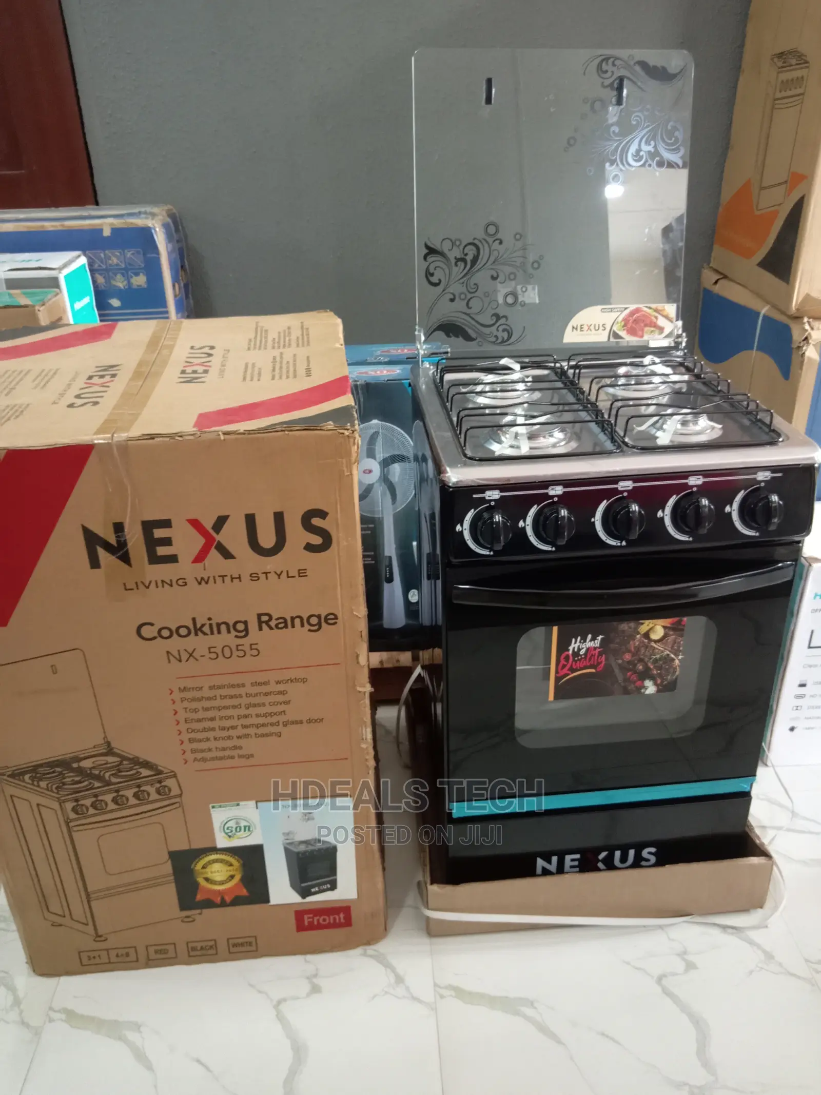 Quality Nexus 50x50mm Gas Cooker, NX-5055.