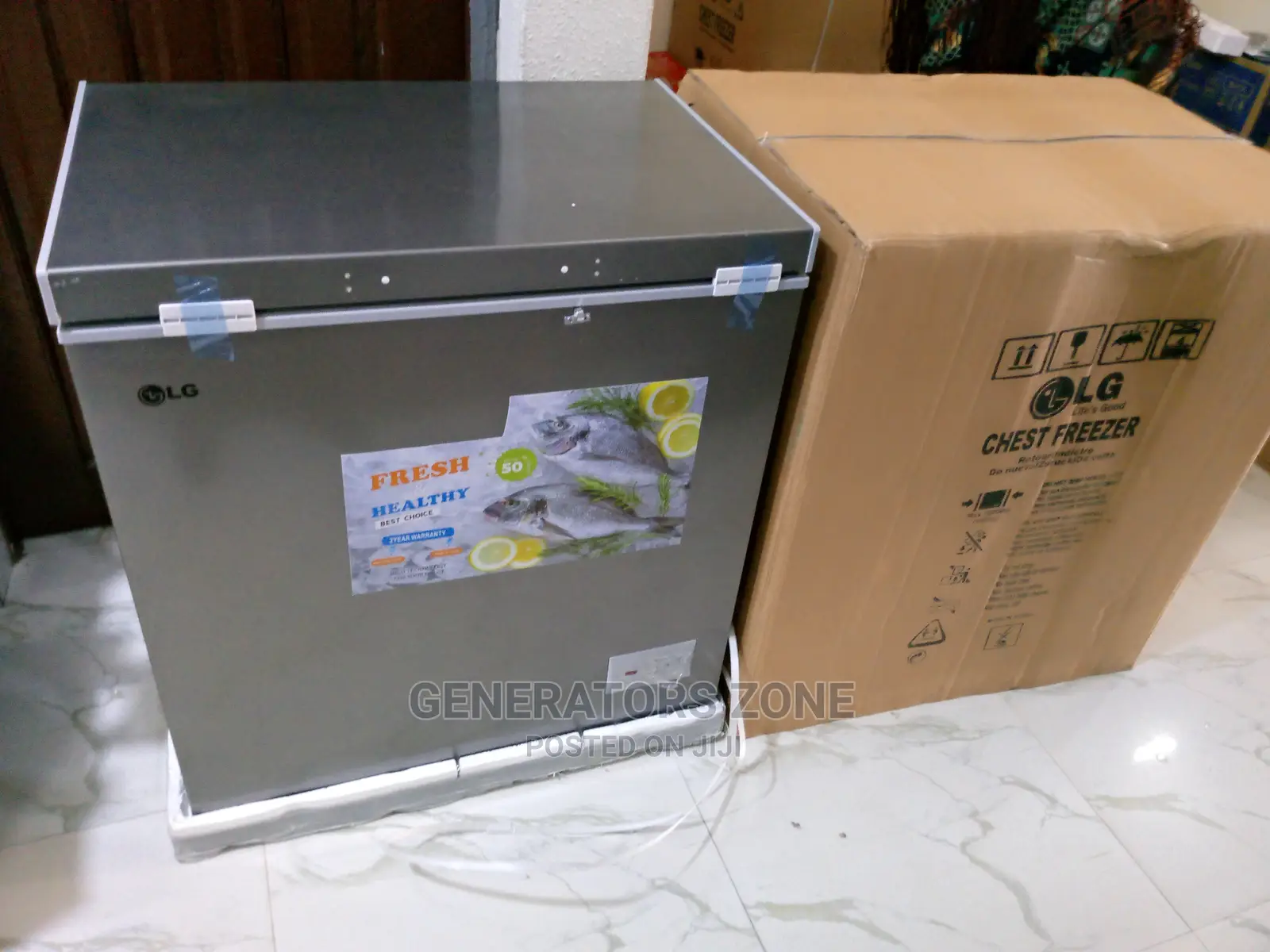 LG Chest Freezer-With Lock + Removable Basket
