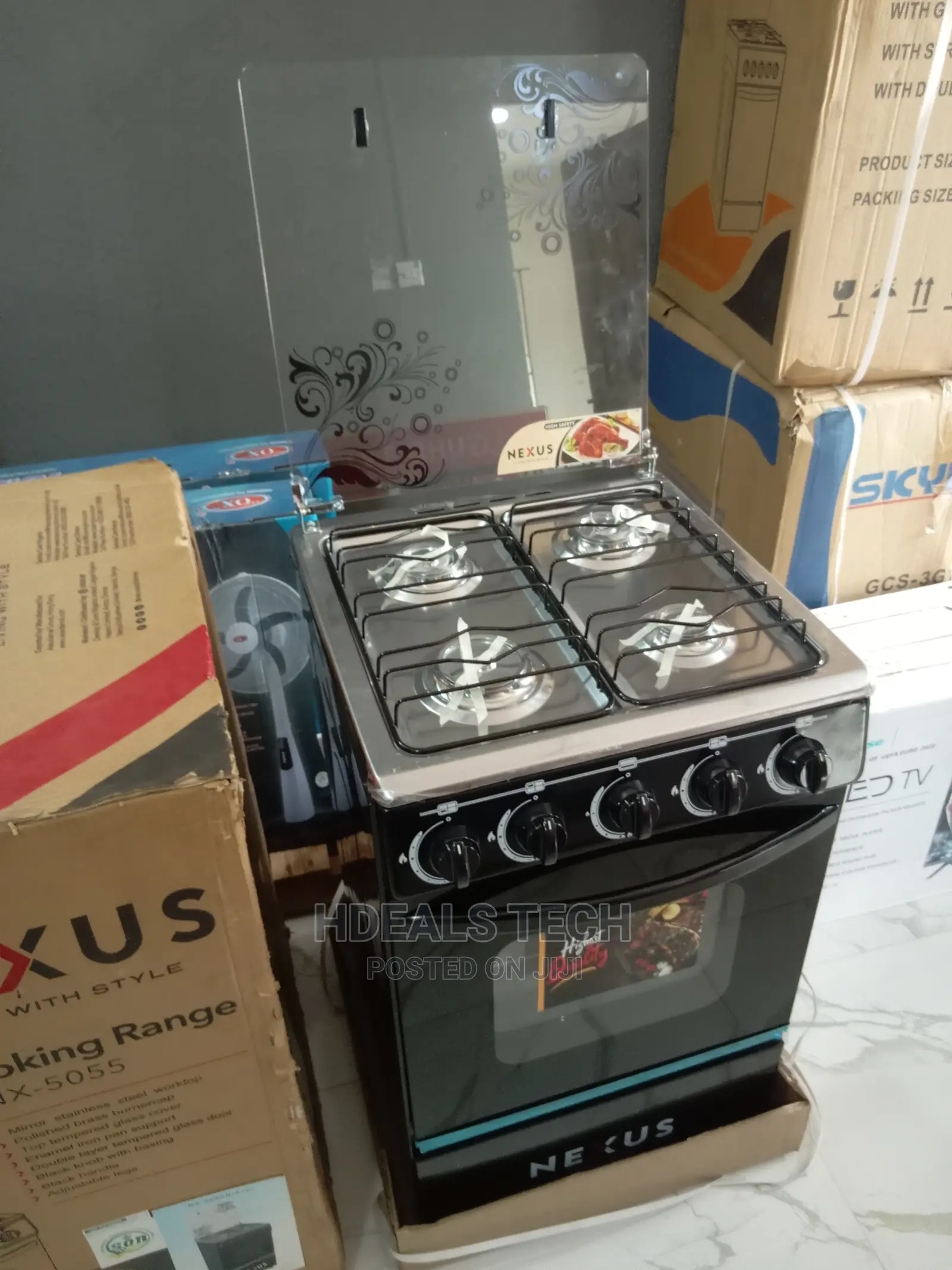 Best Nexus 50x50 Standing Gas Cooker [NX-5055].