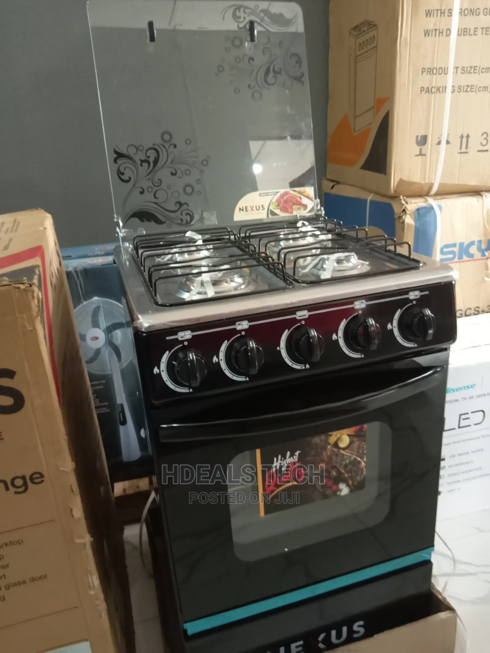 Brand New Nexus 50x50 Standind Gas Cooker [NX-5055].