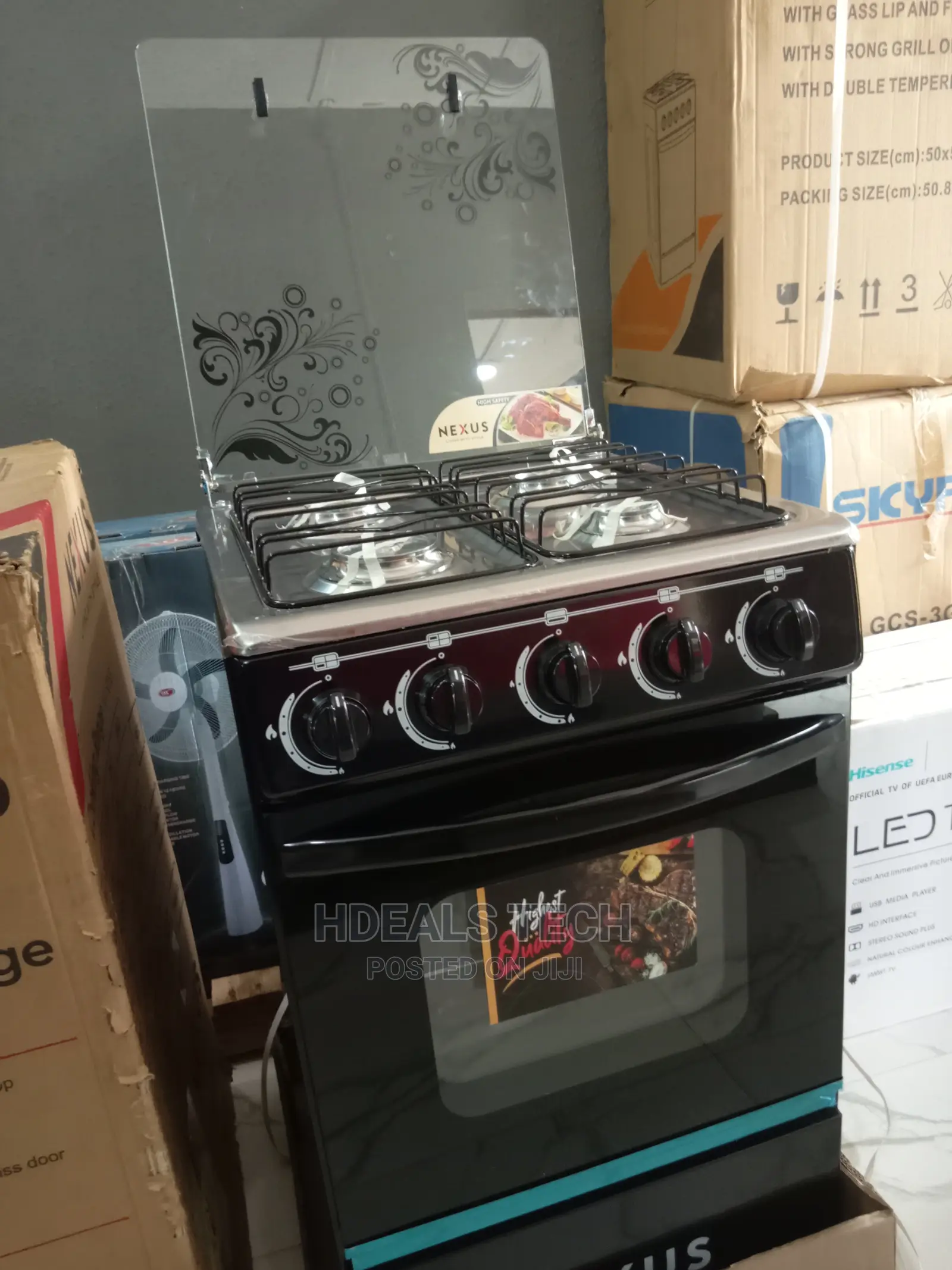 Brand New Nexus 50x50 Standind Gas Cooker [NX-5055].